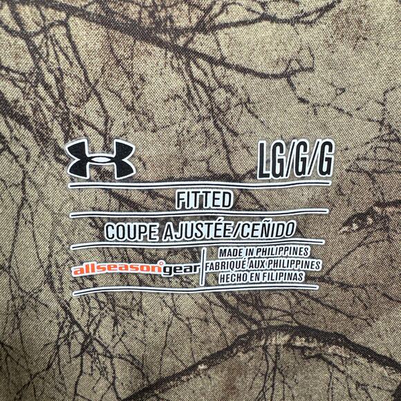 Under armour Field Shirt Womens Large Camo Realtree Xtra Performance Button Up - Picture 2 of 9